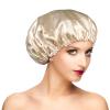 Shower Cap, Adjustable Shower Caps for Women, Extra Large Upgrade Double Waterproof Layers Hair Cap, Bath Caps Shower Hat Women Girls Adult Hair Protection Suitable for All Lengths and Thickness view 1