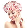 Shower Caps for Women Reusable Waterproof- Adjustable Women Shower Cap Reusable Hair Cap for Shower, Shower Cap for Adult and Kids view 1