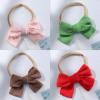 4 random baby hair band children's soft hair accessories cute baby head with bow headwear (Color : BB22-003-07, Size : 6.5 * 9cm) view 3