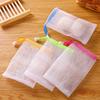 100PCS Exfoliating Mesh Soap Pouch Bubble Foaming Nets Soap Bag Soap Saver Pouch Drawstring Holder Bags Soap Net(Random Color) view 2