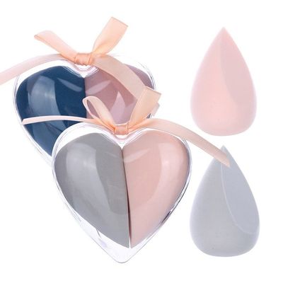 1PCS Two Love Puffs Lovely Puffs Soaked in Water and Bigger Makeup Egg Set