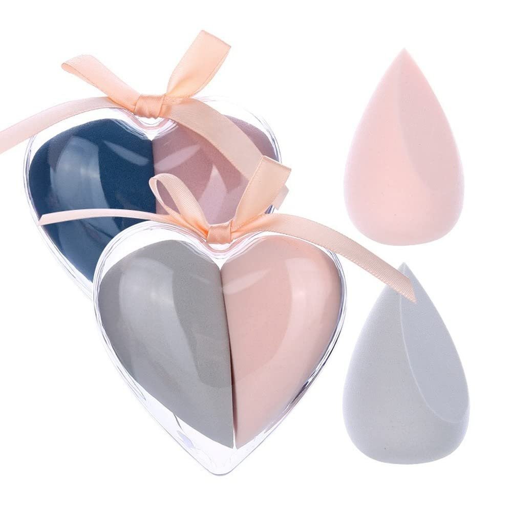 1PCS Two Love Puffs Lovely Puffs Soaked in Water and Bigger Makeup Egg Set