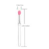 LORMAY Silicone Lip Brushes with Transparent Handles and Caps. Perfect Applicators for Cream Lip Mask, Eyeshadow, and Lipstick (4pcs, Multicolor) view 2