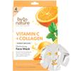 By Nature Hydrating Face Masks with Vitamin C + Collagen, Made From Bamboo Fiber from New Zealand (4 Pack) view 1