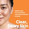 By Nature Hydrating Face Masks with Vitamin C + Collagen, Made From Bamboo Fiber from New Zealand (4 Pack) view 3