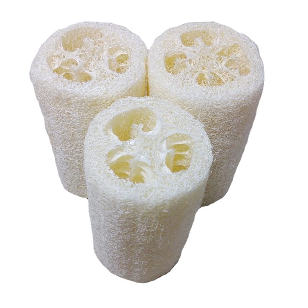 3Pcs New Household Natural Loofah Bath Body Shower Towel Sponge Merchandises Scrubber Spa Massage Pad Smooth Washcloths Eco Hot