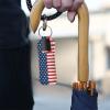 Babrukda 5 Pieces Chapstick Holder Keychain Clip-on Sleeve Chapstick Pouch Lip Balm Holder Sleeve for Travel Daily Accessories, American Flag Novelty Pattern Lip Gloss Tube Holder view 4
