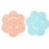 Lazy Bath Shower Back Brush Massage Pad 2PCs Soft Silicone Suction Cup Bathroom Remover Skid Cleaning Foot Brush Pad Bath Mat view 1
