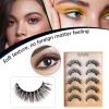 30 Lashes for 20 Thick False Eyelashes Soft Reusable Eyelashes Diy Eyelash Extension Cluster Adhesive C Curling Natural Single Eyelashes Thin False Effortless Curls Overnight view 3