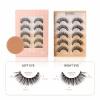 30 Lashes for 20 Thick False Eyelashes Soft Reusable Eyelashes Diy Eyelash Extension Cluster Adhesive C Curling Natural Single Eyelashes Thin False Effortless Curls Overnight view 4