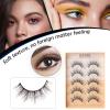 30 Lashes for 20 Thick False Eyelashes Soft Reusable Eyelashes Diy Eyelash Extension Cluster Adhesive C Curling Natural Single Eyelashes Thin False Effortless Curls Overnight view 3