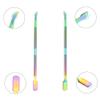 XINMEIWEN 8Pieces Cuticle Trimmer Cuticle Nipper Cuticle Remover Cuticle Cutter with Cuticle Pusher Stainless Steel Cuticle Cutter Clipper Nail Tools for Fingernails and Toenails (Rainbow) view 2