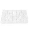 Beavorty 26grids Desktop Lipstick Rack Multi Lipstick Organizer Slots Cosmetic Storage Display Stand for Home and Vanity Use Transparent Holder view 1