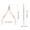 XINMEIWEN 8Pieces Cuticle Trimmer Cuticle Nipper Cuticle Remover Cuticle Cutter with Cuticle Pusher Stainless Steel Cuticle Cutter Clipper Nail Tools for Fingernails and Toenails (Rose Gold) view 4