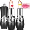 2 Pack Crystal Flower Color Changing Magic Lipstick Jelly, Long Lasting Nutritious Moisturizer Temperature Lip Stain view 1
