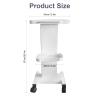 Beauty Salon Trolley Cart w/Handle - Trolley Cart with Wheels for Spa Beauty Salon, Load 100kg/220 lbs view 3
