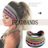 Acenail Wide Headbands for Women, 4 Pack Knotted Turban Headband, Non Slip Hairbands, Floral Workout Head Bands, Leopard Yoga Sweatbands, Cotton Hair Scarfs, Boho Head Wraps, Fashion Hair Accessories view 4