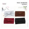 Acenail Wide Headbands Women Knotted Turban Headband Elastic Non Slip Hairbands Workout Yoga Sweatbands Cotton Hair Scarfs Boho Head Wraps Fashion Hair Accessories for Women 4Pcs (Solid) view 2