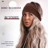 Acenail Wide Headbands Women Knotted Turban Headband Elastic Non Slip Hairbands Workout Yoga Sweatbands Cotton Hair Scarfs Boho Head Wraps Fashion Hair Accessories for Women 4Pcs (Solid) view 4