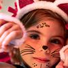 Leopard Face Tattoos Temporary, Fake Cat Face Stickers for Halloween Costume Accessories and Parties Men Women Boys Girls Body Makeup,9-Sheet view 3