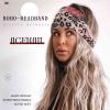 Acenail Wide Headbands Knotted Turban Headband Elastic Non Slip Hairbands Floral Workout Head Bands Yoga Cotton Hair Scarfs Boho Head Wraps Fashion Hair Accessories for Women 4Pcs(Gorgeous) view 4