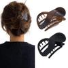 Brinie French Concord Hair Clip Acrylic Hair Claw Clips Thick Hair Flat Hair Clips Grip Hair Banana Barrettes for Styling Hair Accessories for Women and Girls (Pack of 2) view 1