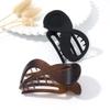 Brinie French Concord Hair Clip Acrylic Hair Claw Clips Thick Hair Flat Hair Clips Grip Hair Banana Barrettes for Styling Hair Accessories for Women and Girls (Pack of 2) view 2