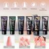 Wenida Reflective Holographic Glitter Extension Gel Kit - 6 Colors Diamond Builder Gel Set for Nail Enhancement, Home DIY Manicure Art view 3
