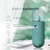 Nano Mister, Mate2GO Eyelash Nebulizer Nano Facial Mister Cool Mist Steamer Handy Mist Sprayer Moisturizing & Hydrating for Skin Care, Makeup, Eyelash Extensions, USB Rechargeable - Green view 2