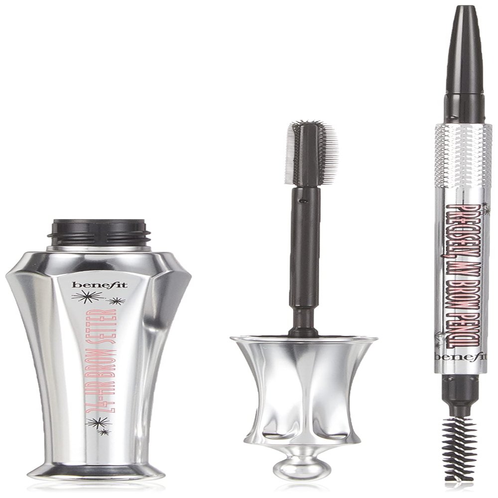 Benefit Brow Bigshots 2-Piece Set (0.24 Oz Brow Pencil #4 Warm Deep Brown + 0.003 Oz Brow Setter)