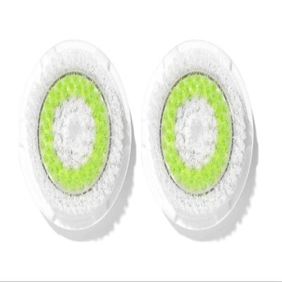 Clarisonic Acne Cleanse Facial Cleansing Brush Head Replacement Compatible with Mia 1, Mia 2, Mia Fit, Alpha Fit, Smart Profile Uplift and Alpha Fit X, 2 Count
