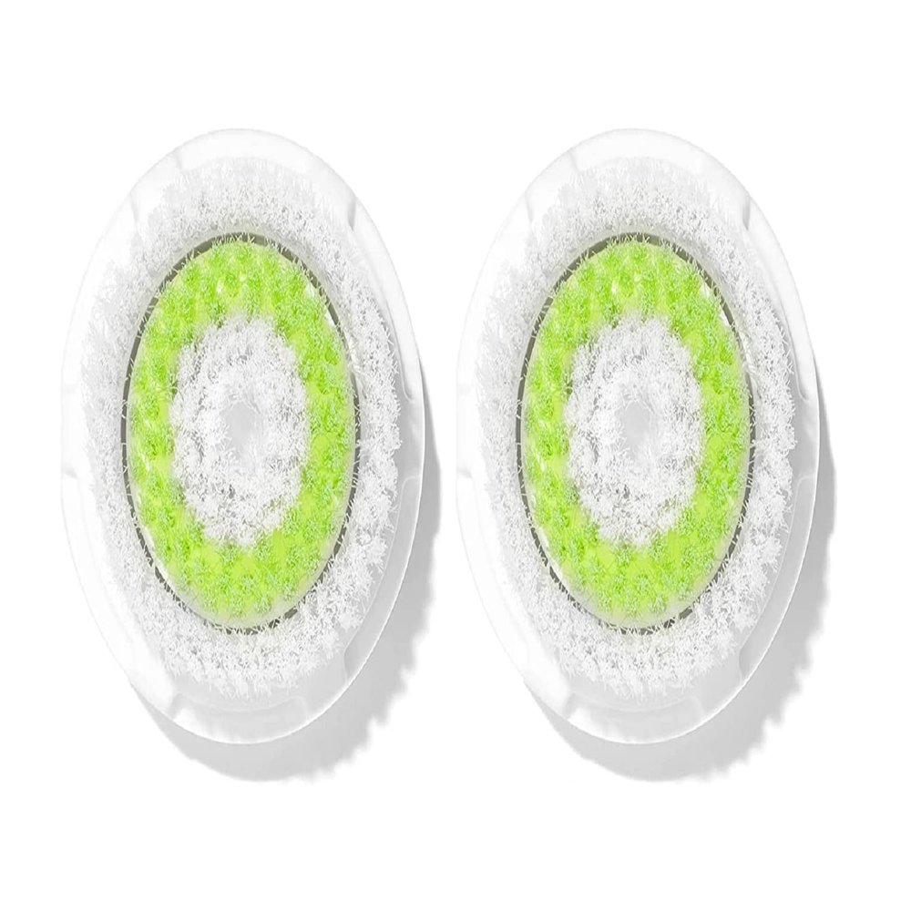 Clarisonic Acne Cleanse Facial Cleansing Brush Head Replacement Compatible with Mia 1, Mia 2, Mia Fit, Alpha Fit, Smart Profile Uplift and Alpha Fit X, 2 Count