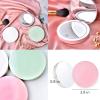 3 Color Lighting, Rechargeable 1X/2X Folding 2-Sided Magnification, Infinity Dimmable Touch Screen, Pocket LED Mirror, Travel Makeup Mirror with Light, Handheld Premium Texture Mirror (B.Green) view 2