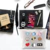 BLUPARK K-pop Characters Makeup Bag K-pop Team Gift for Fans Singer Fan Gift Army Inspired Zipper Pouch Bag (BT bag) view 4