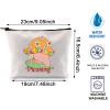 BLUPARK Singer Inspired Makeup Bag - Funny Music Fan Gift Zipper Pouch (Frog and Mushroom) view 2
