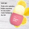 Cube Ice Roller for Face, Ice Facial Roller for Eyes Neck Naturally Tone and Tighten Skin, De-puff Eye Bags, Add a Healthy Glow Cryotherapy Enhance Skin Elasticity (Light Pink view 4