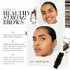 Fitglow Beauty Plant Protein Brow Gel | Natural Vegan Eyebrow Enhancer Serum | Thickening Volumizing Brow Filler | Nutrient-Rich Hair Conditioning | Strengthens, Lift, Shape & Fill | 4g - Dark Brown view 3