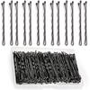 Temperia Bobby Hair Pins for Women & Girls (Pack of 100) | Stylish Bob Hairpins for Hairstyling | Hair Styling Accessories Clips (Black) view 1