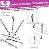 Temperia Bobby Hair Pins for Women & Girls (Pack of 100) | Stylish Bob Hairpins for Hairstyling | Hair Styling Accessories Clips (Black) view 3