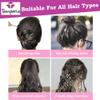 Temperia Bobby Hair Pins for Women & Girls (Pack of 100) | Stylish Bob Hairpins for Hairstyling | Hair Styling Accessories Clips (Black) view 4