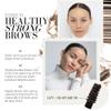 Fitglow Beauty Plant Protein Brow Gel | Natural Vegan Eyebrow Enhancer Serum | Thickening Volumizing Brow Filler | Nutrient-Rich Hair Conditioning | Strengthens, Lift, Shape & Fill | 4g - Medium Brown view 3