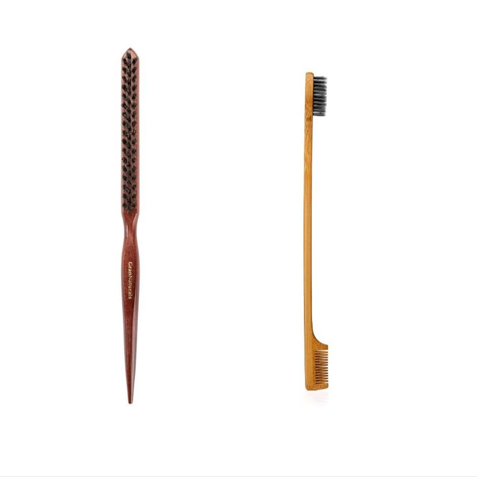 GranNaturals Teasing Brush and Edges Brush