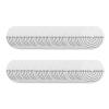100Pcs Hair Heat Guards with Scale Single Hole PVC Glue Protector Hair Extension Tools for Hair view 1