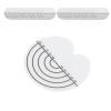 100Pcs Hair Heat Guards with Scale Single Hole PVC Glue Protector Hair Extension Tools for Hair view 4
