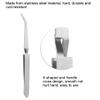 ZJchao Gel Tips Sculpture Tweezers Clip, Tweezers Nails Pinch, Stainless Steel Tweezers Acrylic Paillette Tweezers Shapes Stainless Steel Clip, Nail Art Multifunction Nail Nippers view 4