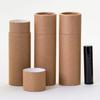 3 OZ Kraft Brown Paperboard Lip Balm/Salve/Cosmetic/Deodorant Tubes (1000) view 1