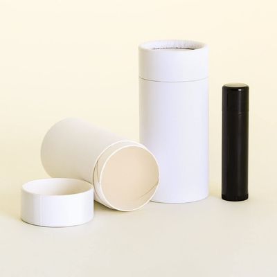 70 mL White Kraft Paperboard Lip Balm/Salve/Cosmetic/Lotion Tubes (25)