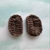 Barrettes handmade crochet hair accessories. Suitable for children and adults clips. Pack 2 pieces view 1