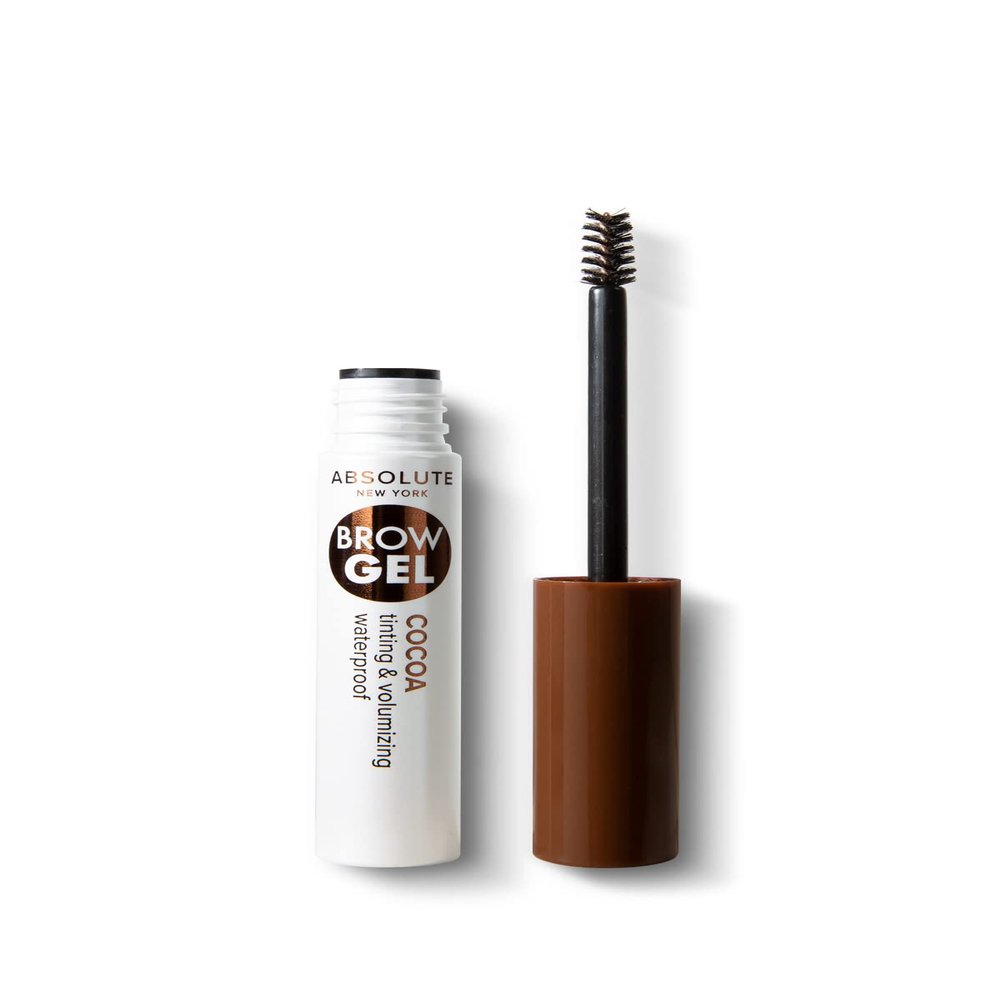 Absolute New York Waterproof Eyebrow Gel for Tinting and Volumizing Eyebrows (MEBG03 Cocoa)