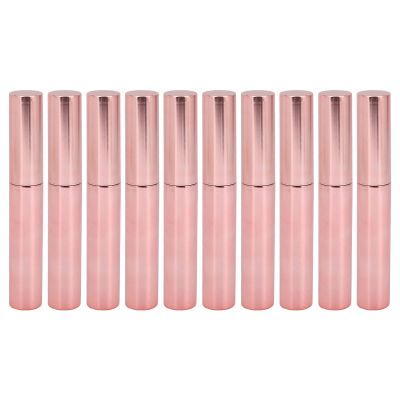 ZJchao Empty Mascara Tubes, 10Pcs 10ml Eyelash Glue Tubes Empty Empty Plastic Vials Bottle Container Refillable Eyelashes Tube Mascara Container Bottle with Rubber Insert for Stick False